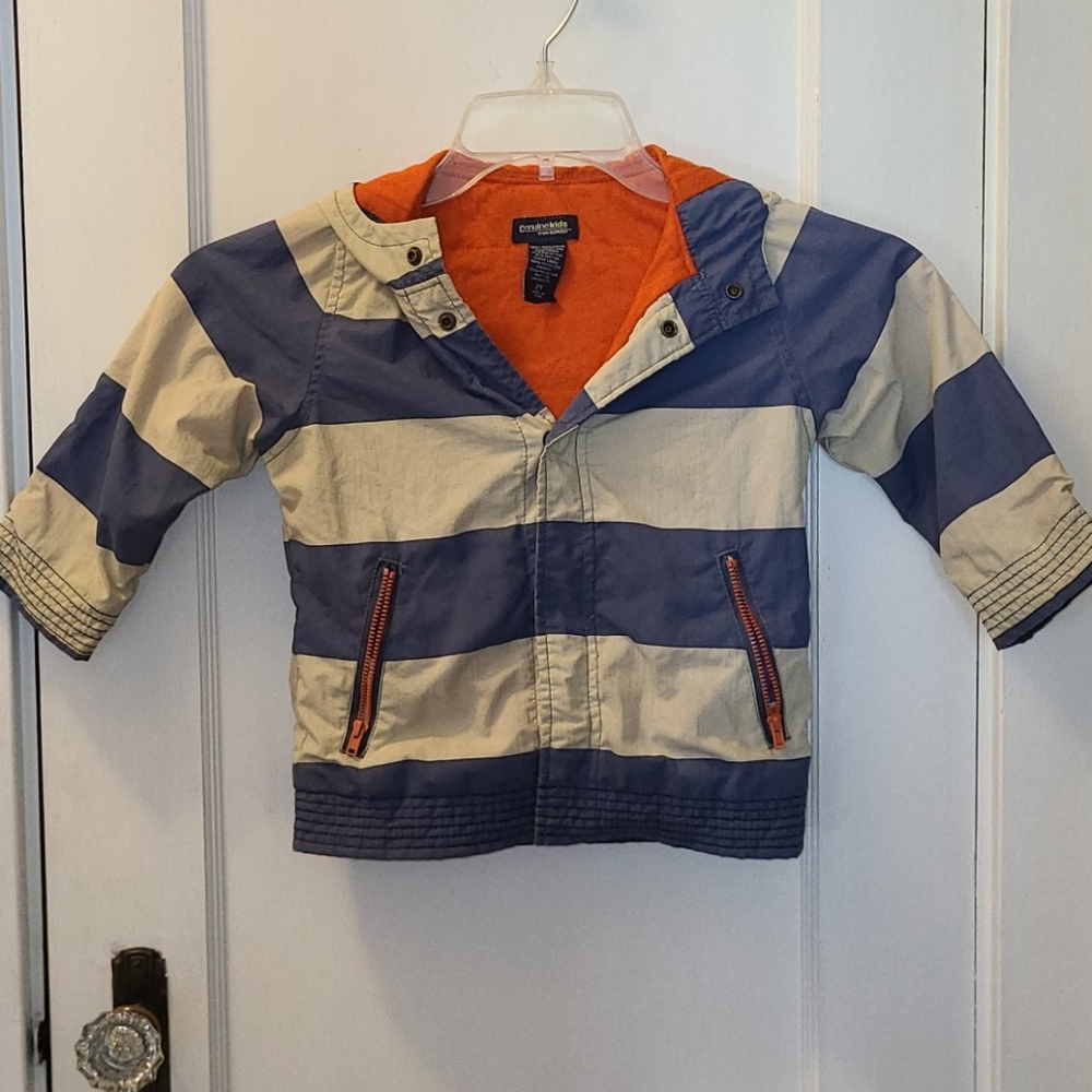Kids OshKosh blue/wht jacket size 2T